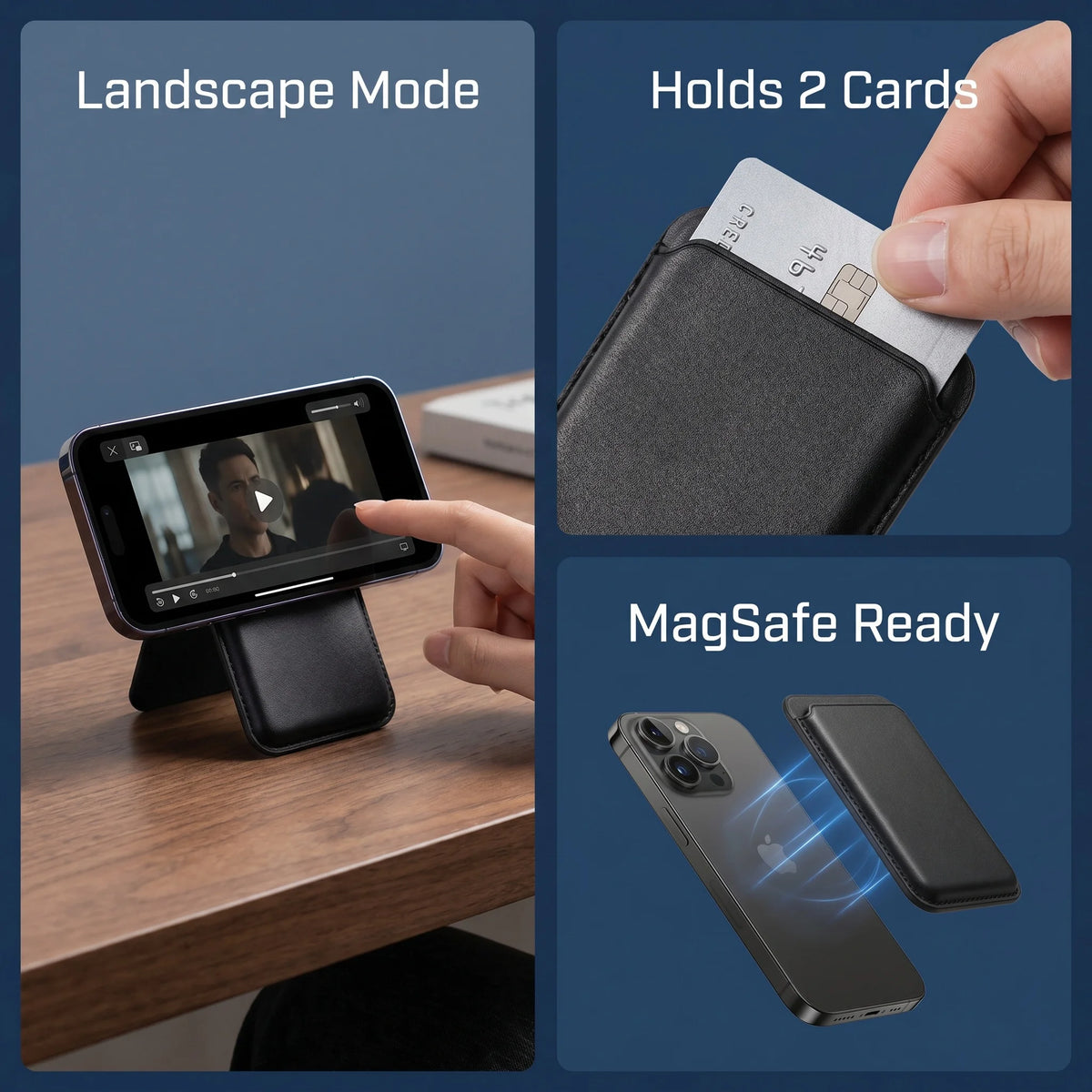 Avoro Magnetic Wallet Stand