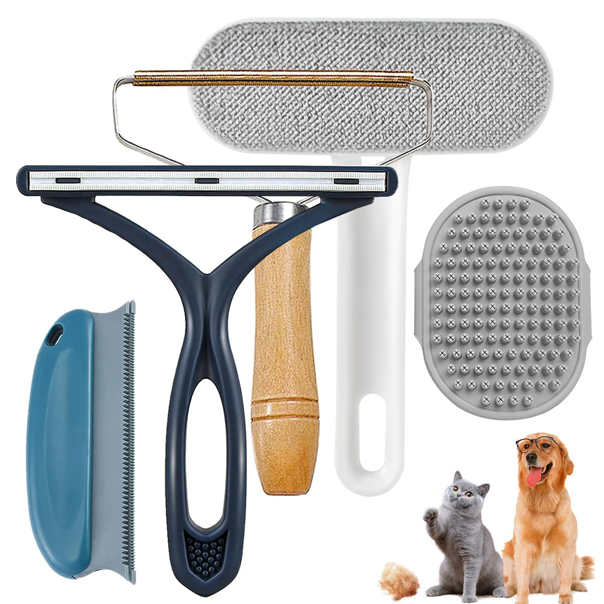 Avoro 5-Piece Pet Hair Removal Kit