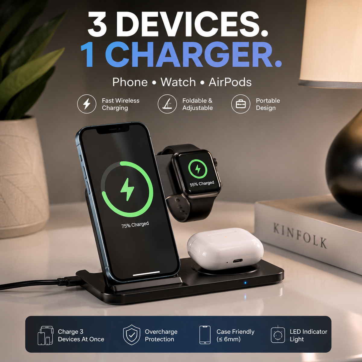 Avoro Foldable Fast Charging Station