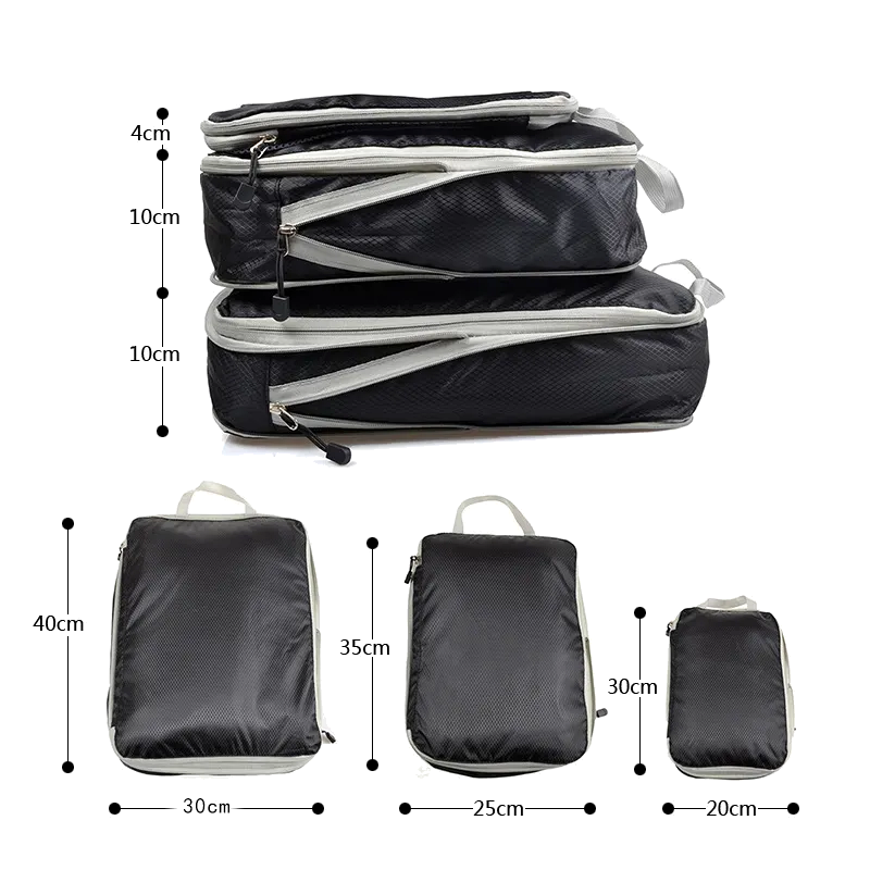 Avoro Compression Packing Cubes dimensions guide