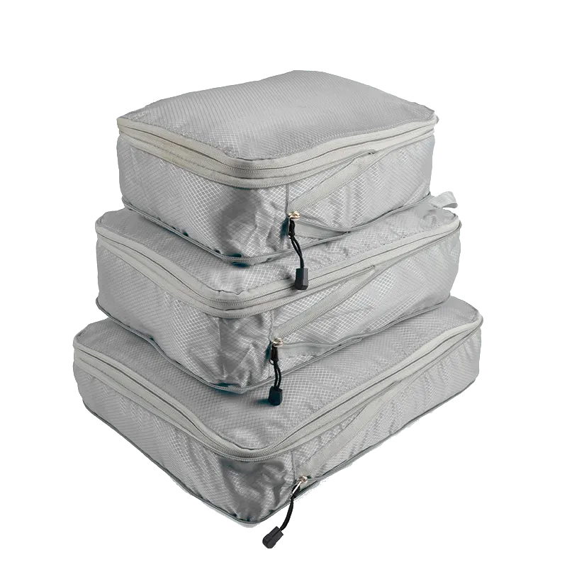 Avoro Compression Packing Cubes in Frosted Gray