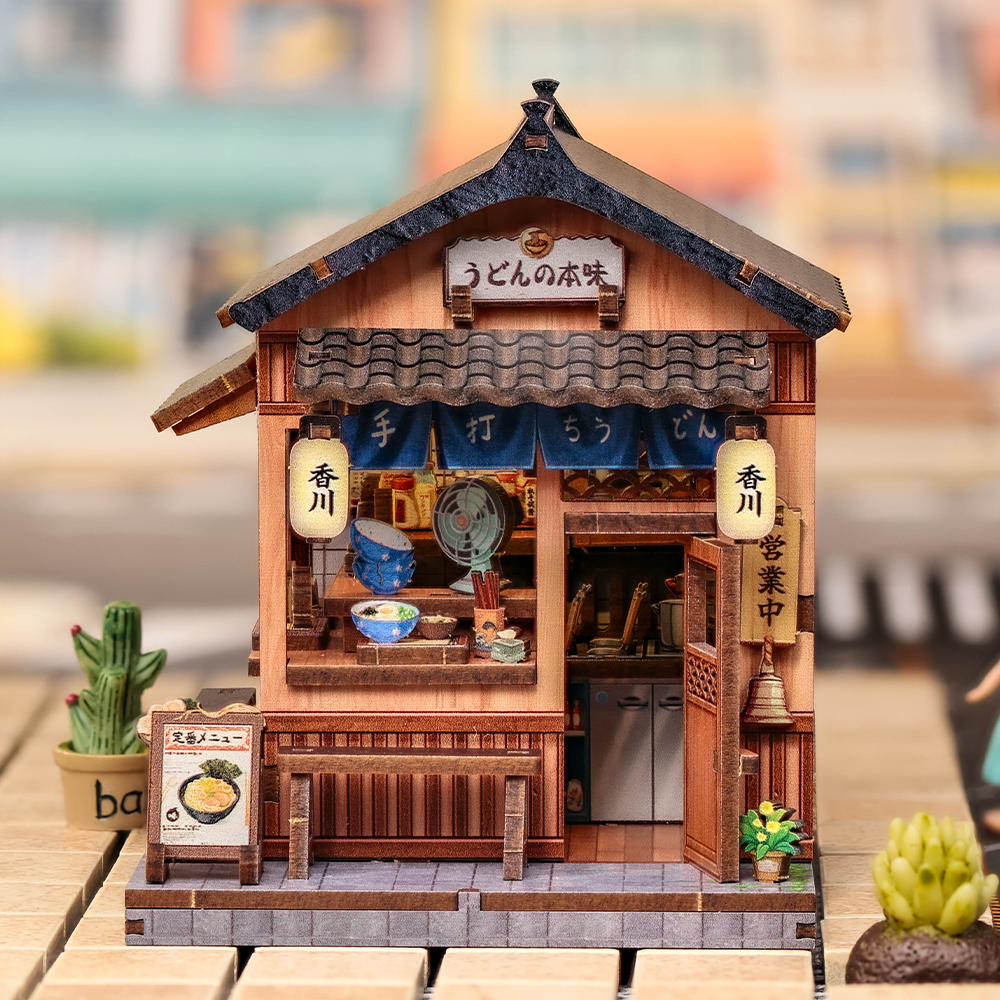 Kagawa Udon House DIY miniature kit